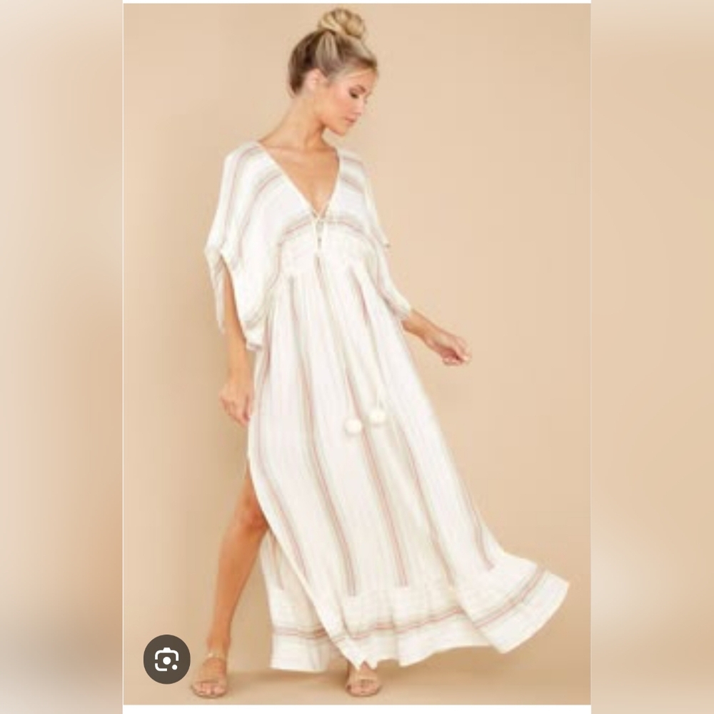 America & Beyond Aurora Rose Maxi Dress